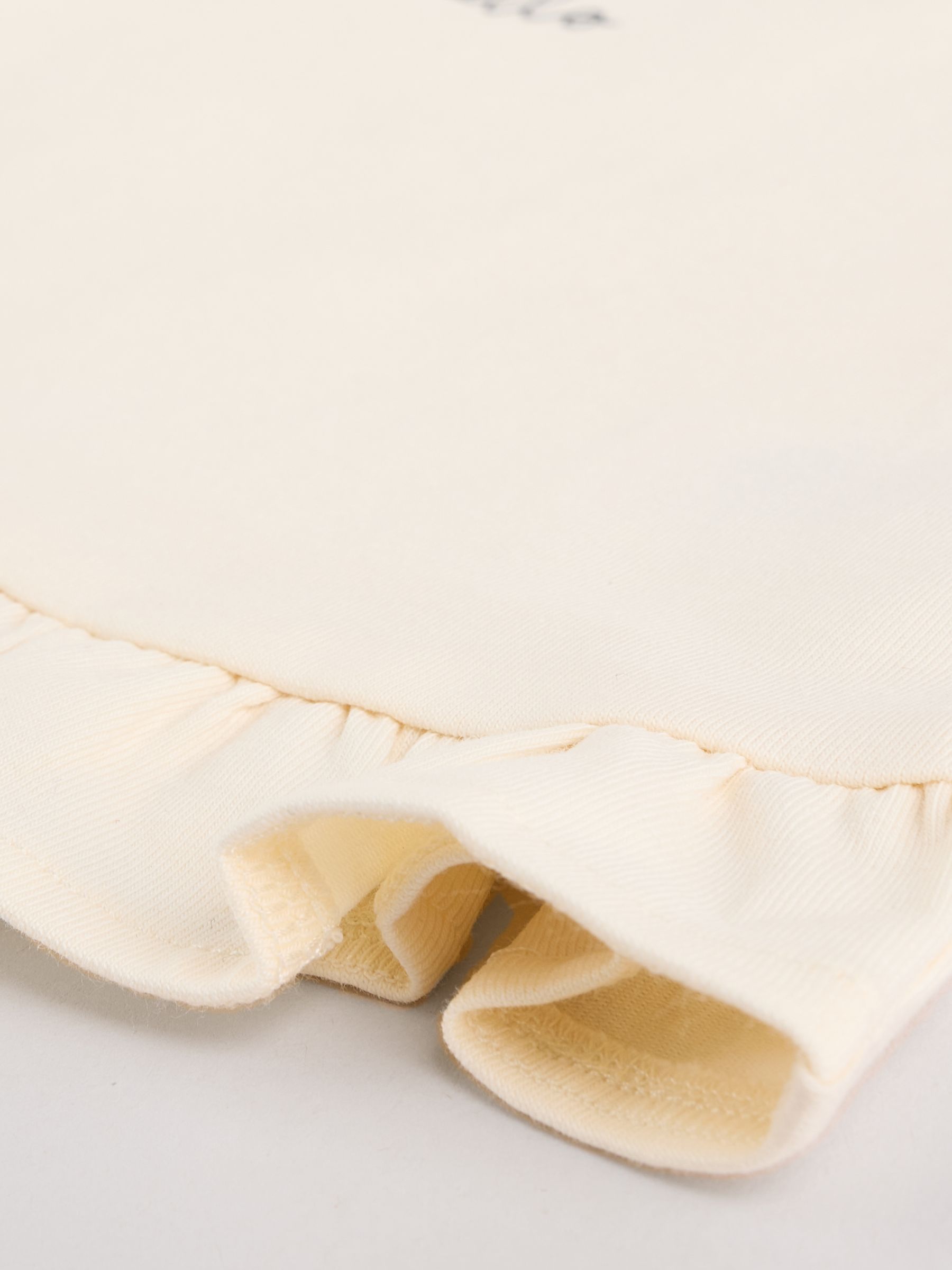 Crème gestreept konijn - Set met lange mouwen en legging voor baby's (0mnd-2jr)
