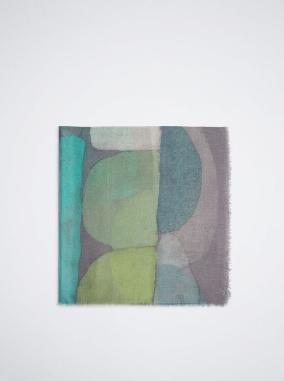 Lenço estampado - Verde