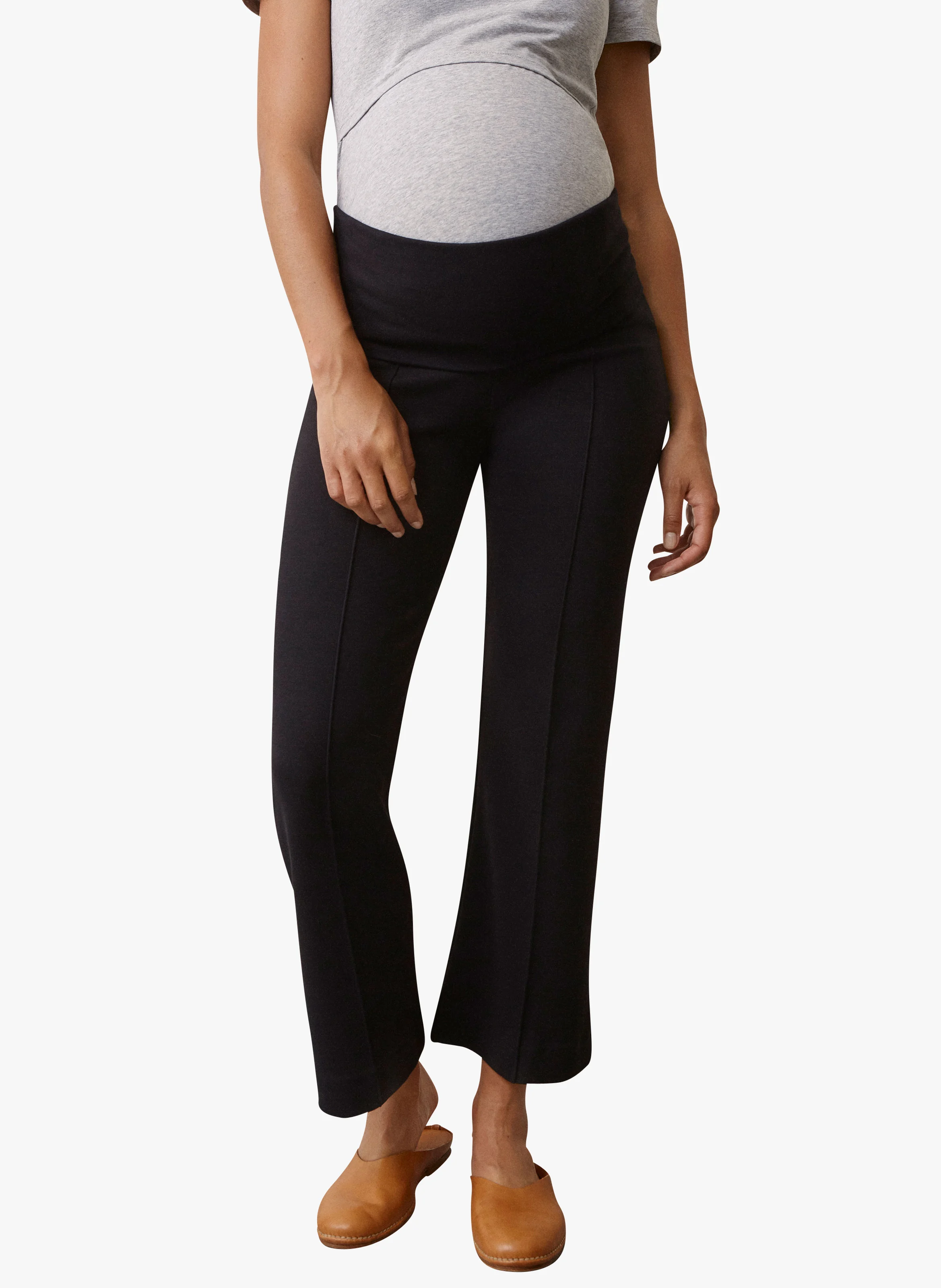 Pantalon de grossesse droit | Noir