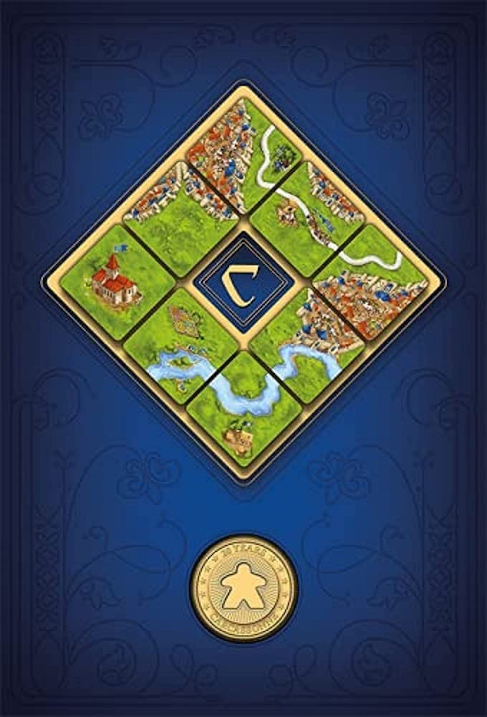 Carcassonne - Jubiläumsausgabe Brettspiel Gesellschaftsspiel Spiel