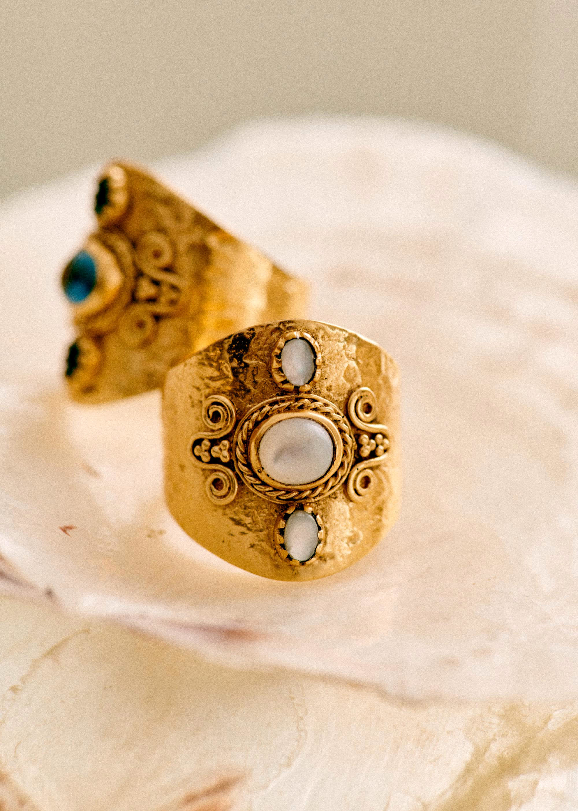 Bague Tae - Nacre - E-SHOP/BIJOUX Bracelets & Bagues 5905869