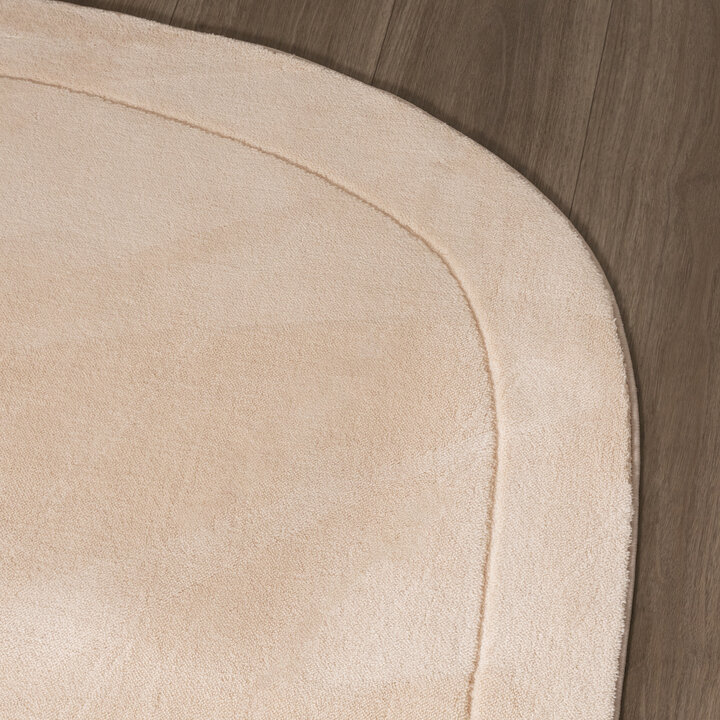 Organisch vloerkleed - Halo Pebble Beige
