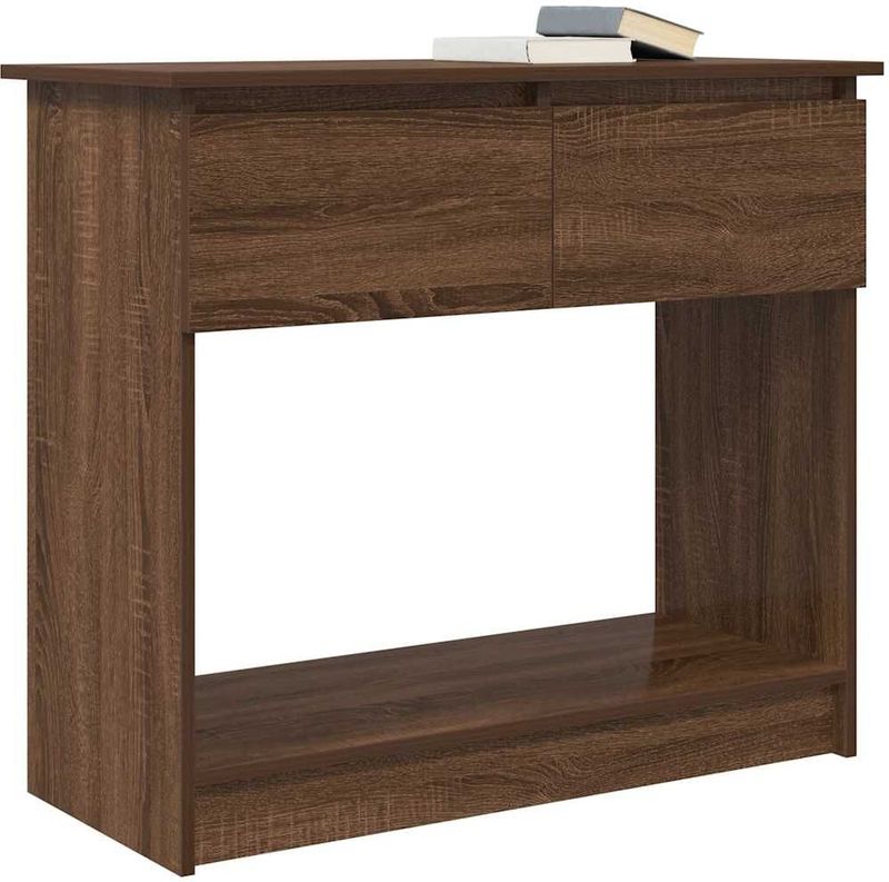 vidaXL - Wandtafel - Bruin - Hout - 85,5x38,5x74,5 cm