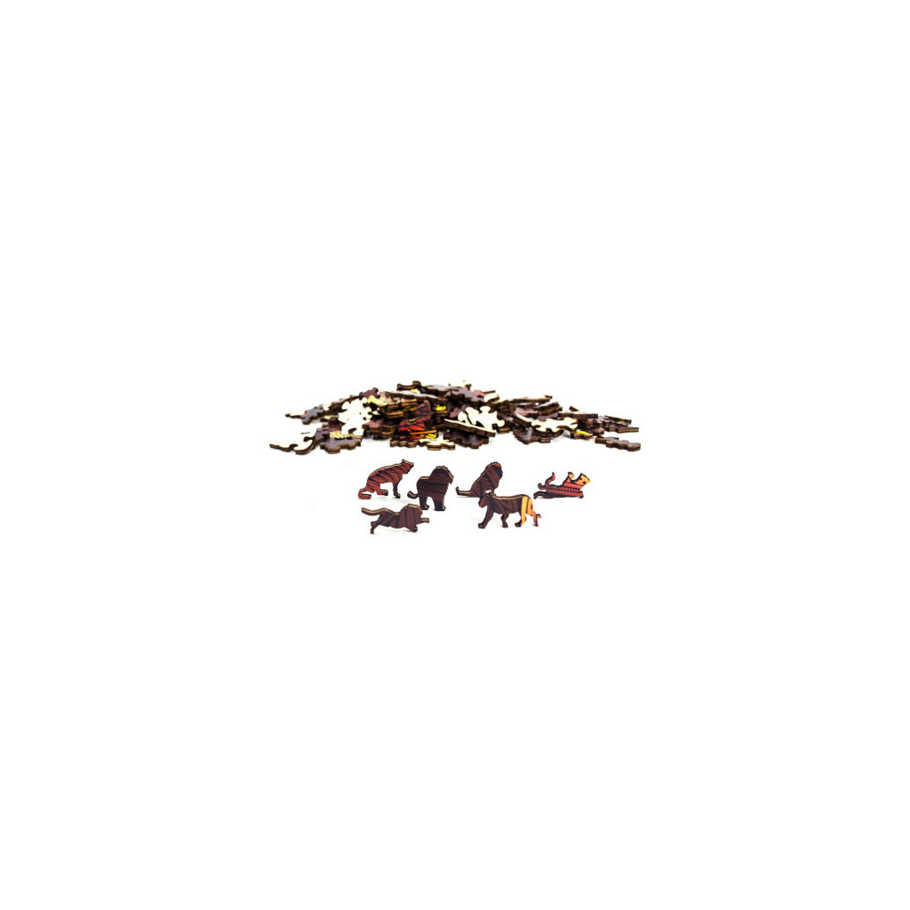 Rainbow Puzzle en bois - Lion - 121 pièces