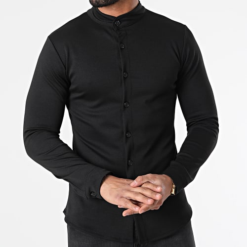 Chemise à Manches Longues Noir