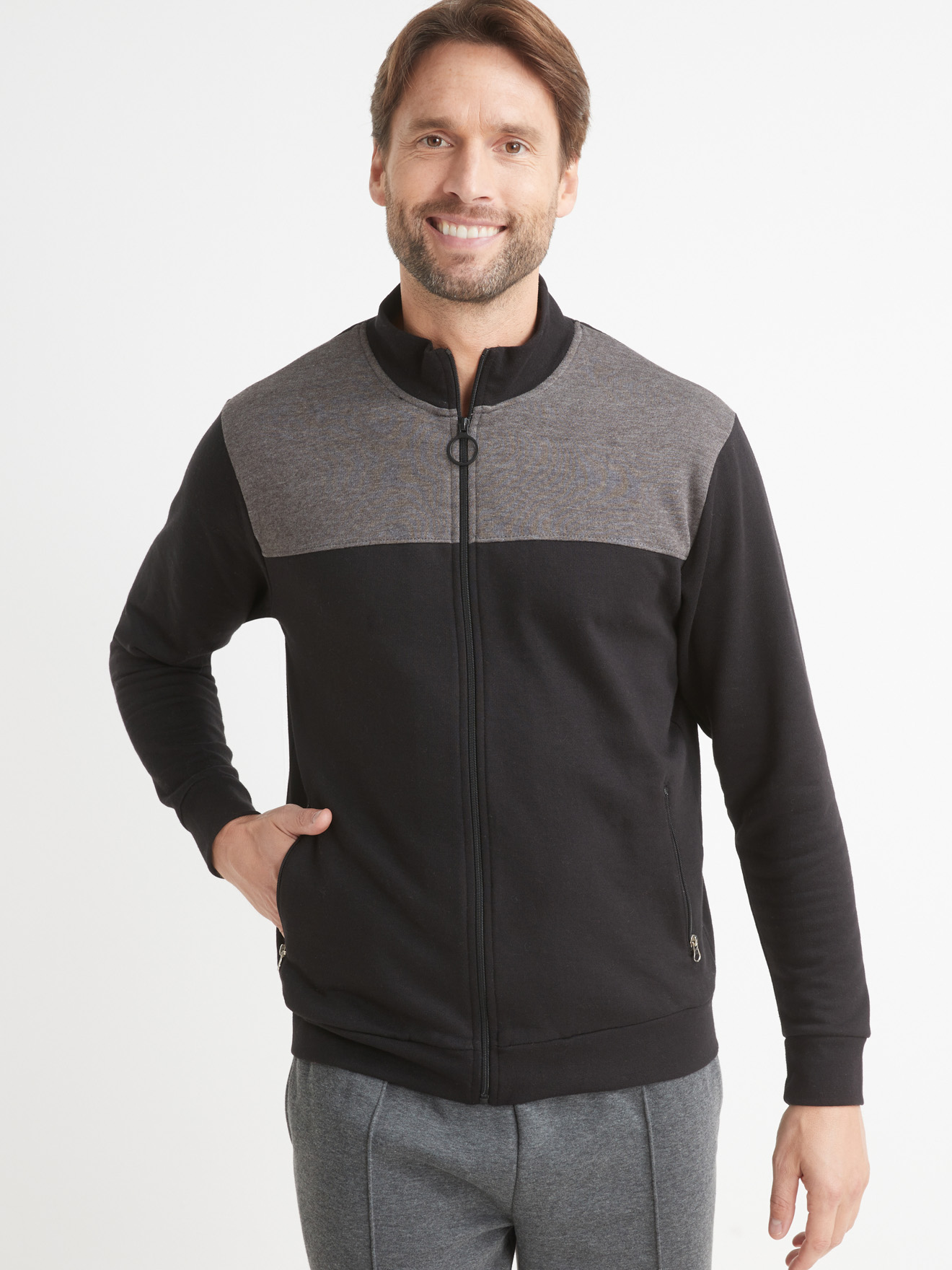 Veste zippé en molleton