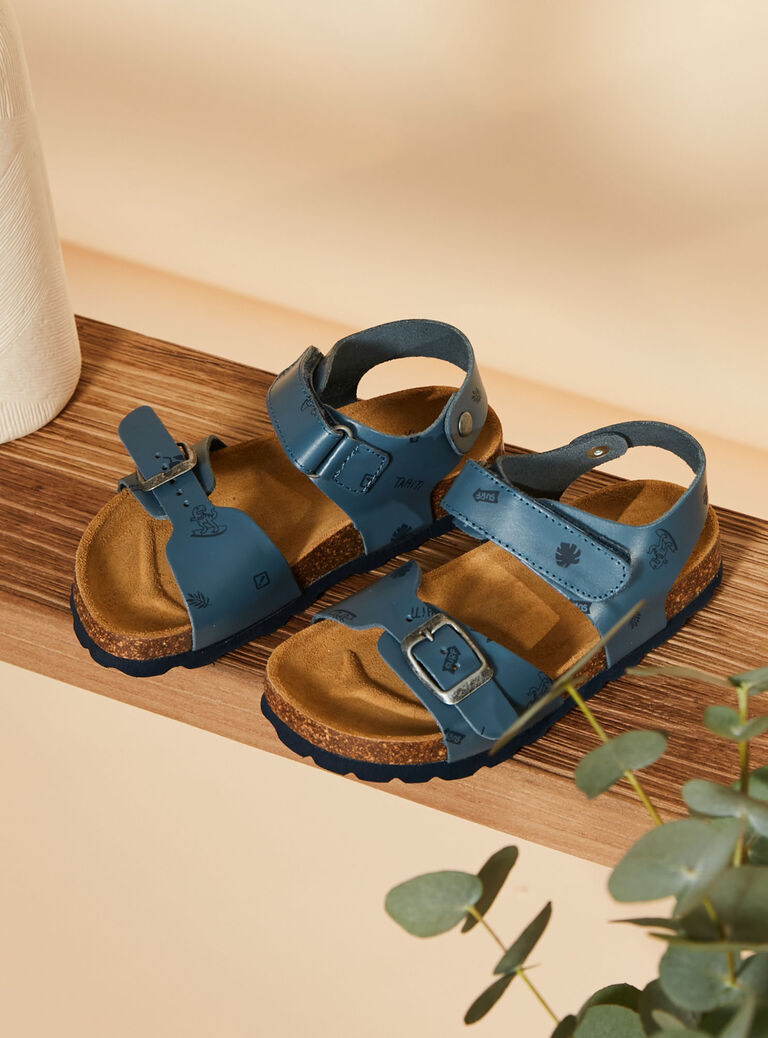 Sandales Bleu marine