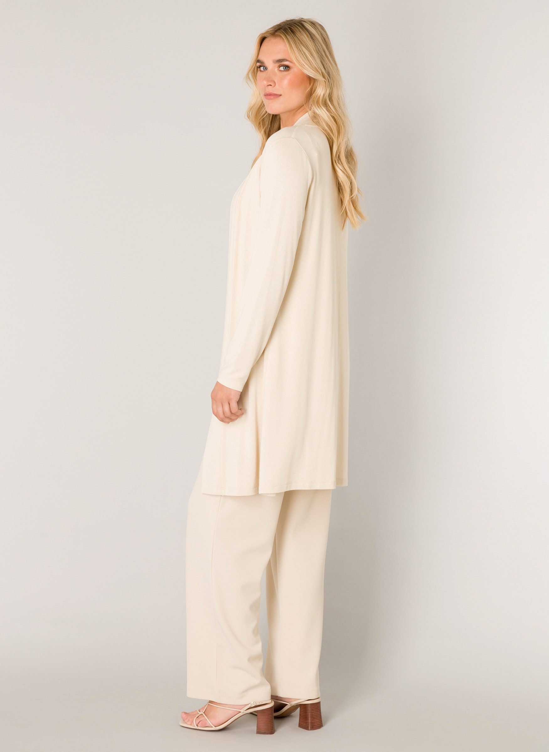 Base Level Longstrickjacke »Yayla long« ohne Verschluss