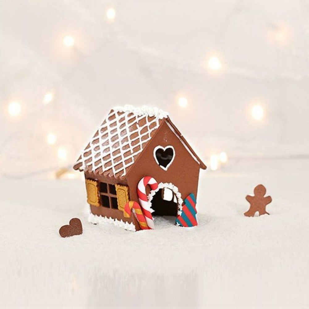 Coffret pâte polymère - ma maison en pain d'épices
