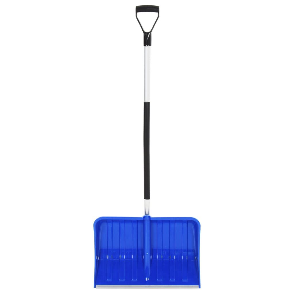 vidaXL Sneeuwschuiver blauw 145 cm aluminium