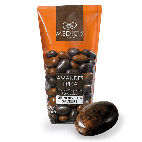 Amandes Tipika - Amandes grillées au chocolat cappuccino pur Arabica