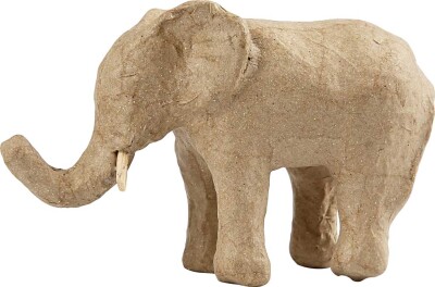 Elefant - H 9 CM - L 13 CM - 1 Stk