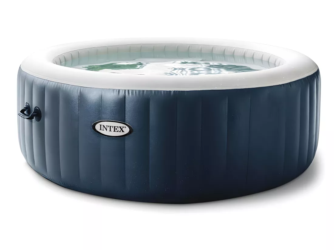 Spa gonflable PureSpa Blue Navy rond Bulles 6 places - Intex
