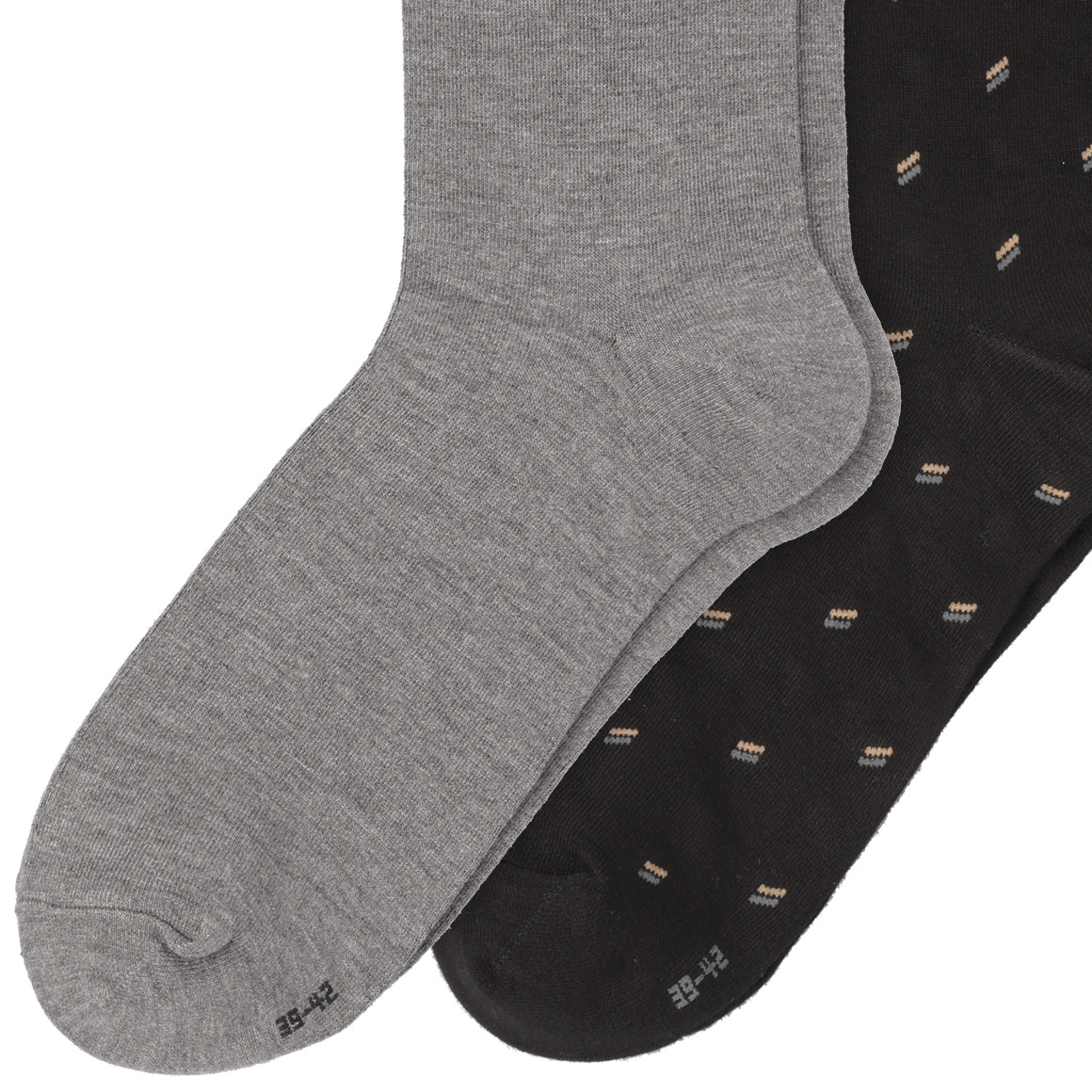 VanVaan 2 Paar Herren Socken in verschiedenen Farben schwarz / dunkelgrau