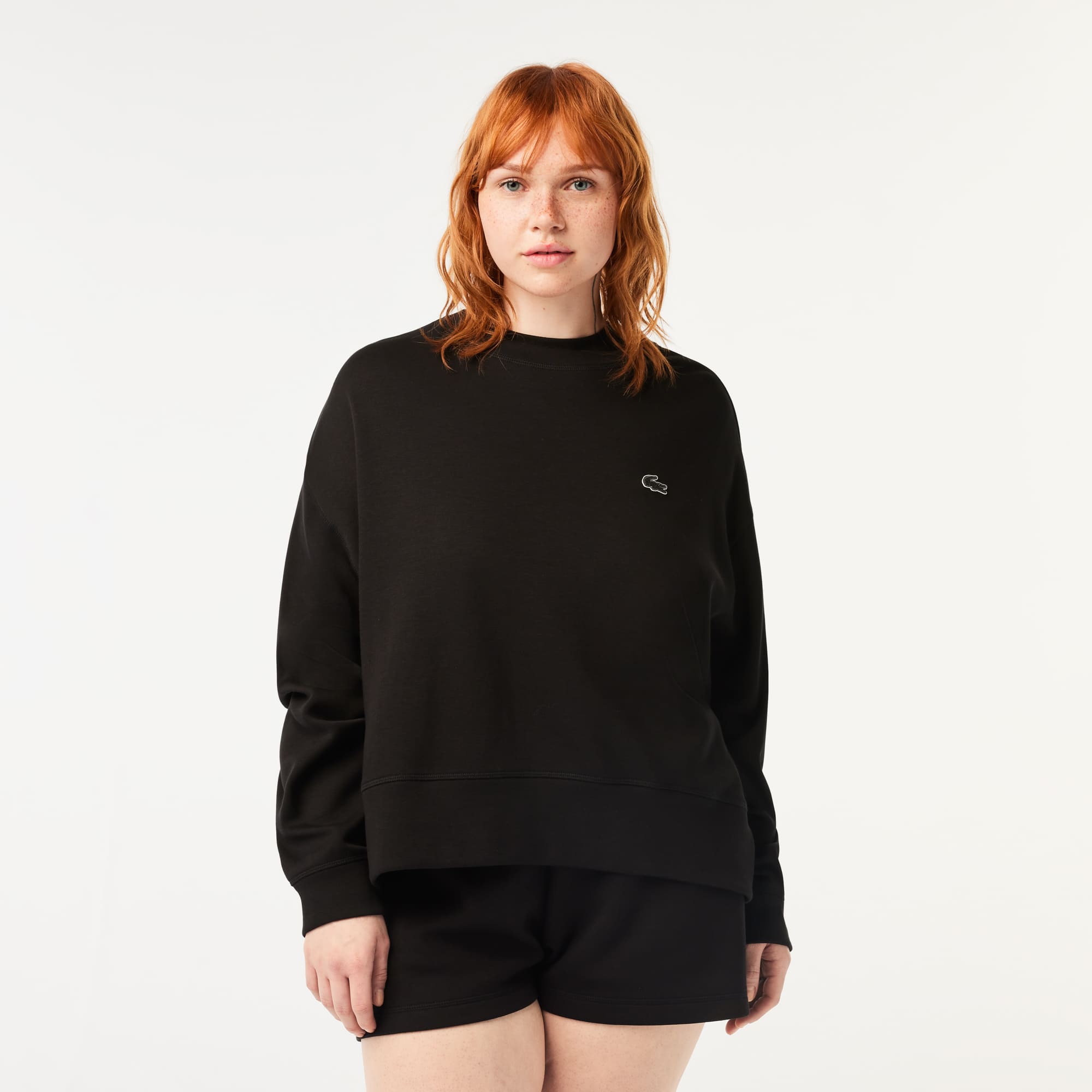 Sweatshirt Jogger femme Lacoste imprimé au dos Sweatshirts - Noir - Lacoste - Femme