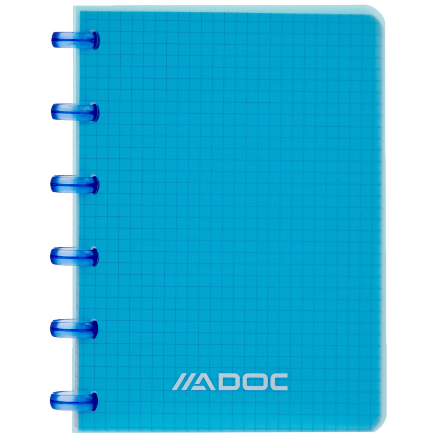 ADOC Notizheft Pap-Ex A6 2044.104 kariert blau