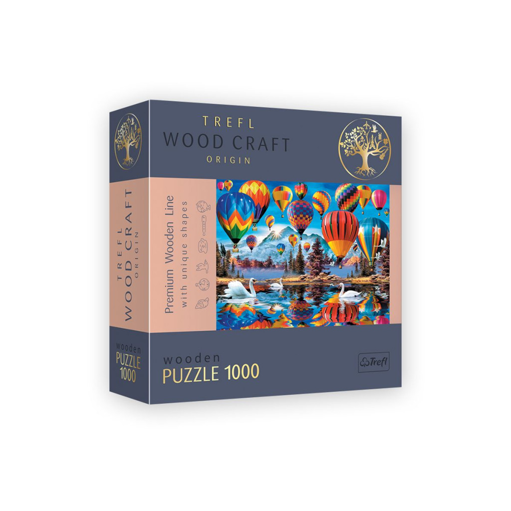 Puzzle Wood Craft - Colorful Balloons - 1000 Pièces