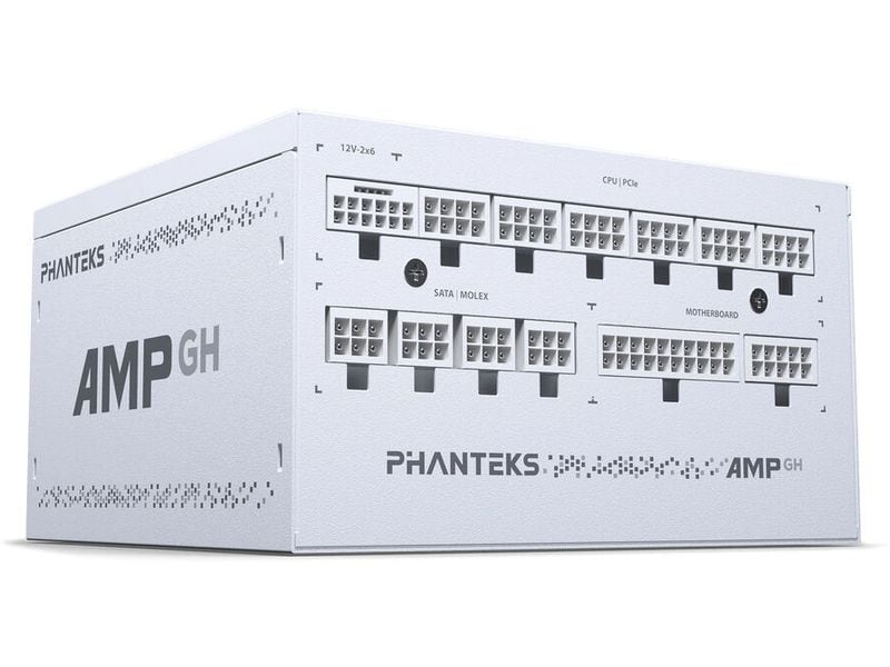 Phanteks Netzteil AMP GH 1200 W 1200W Netzteil mit 80 PLUS Platinum Zertifizierung, PCIe 5.1 und ATX 3.1 Unterstützung