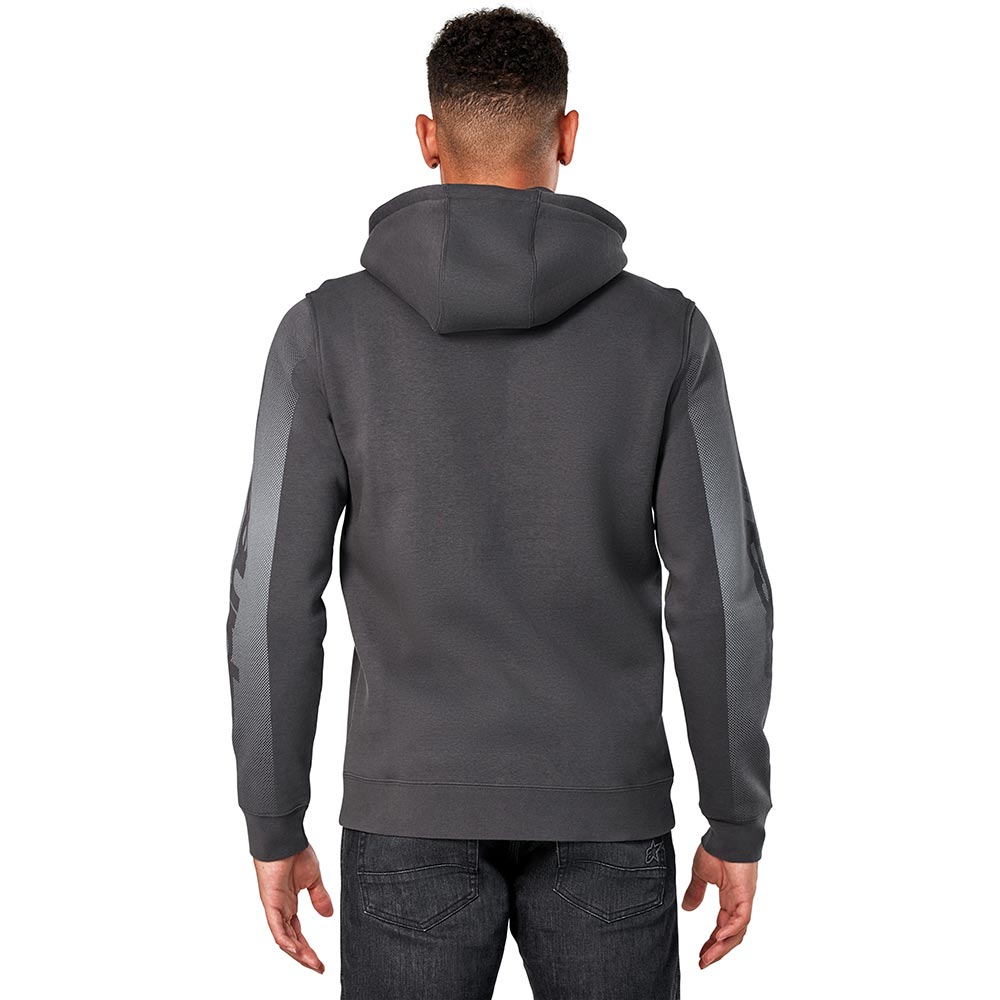 Alpinestars - Sweat zippé à capuche Arising Gris / Gris Foncé