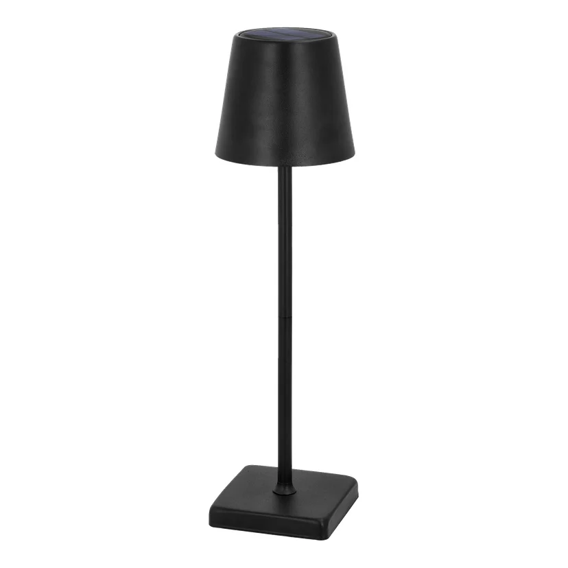 Oppladbar bordlampe med solcelle-LED 38 cm