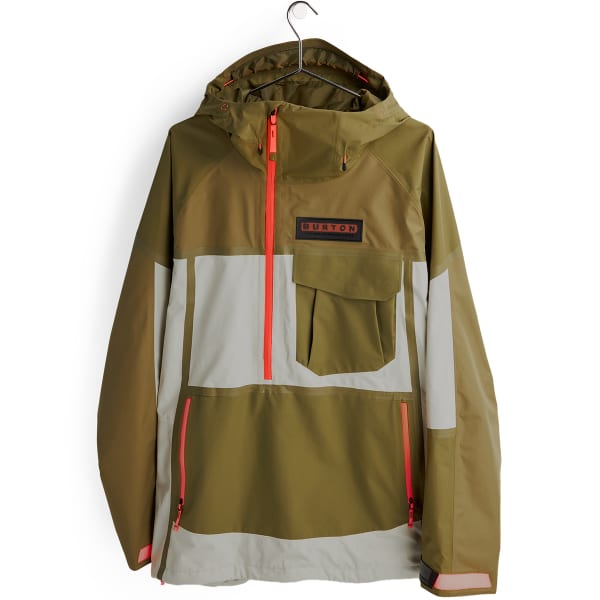 Veste snowboard BURTON M GORE BREAKER ANORAK MARTINI OLIVE/SILVER GREEN