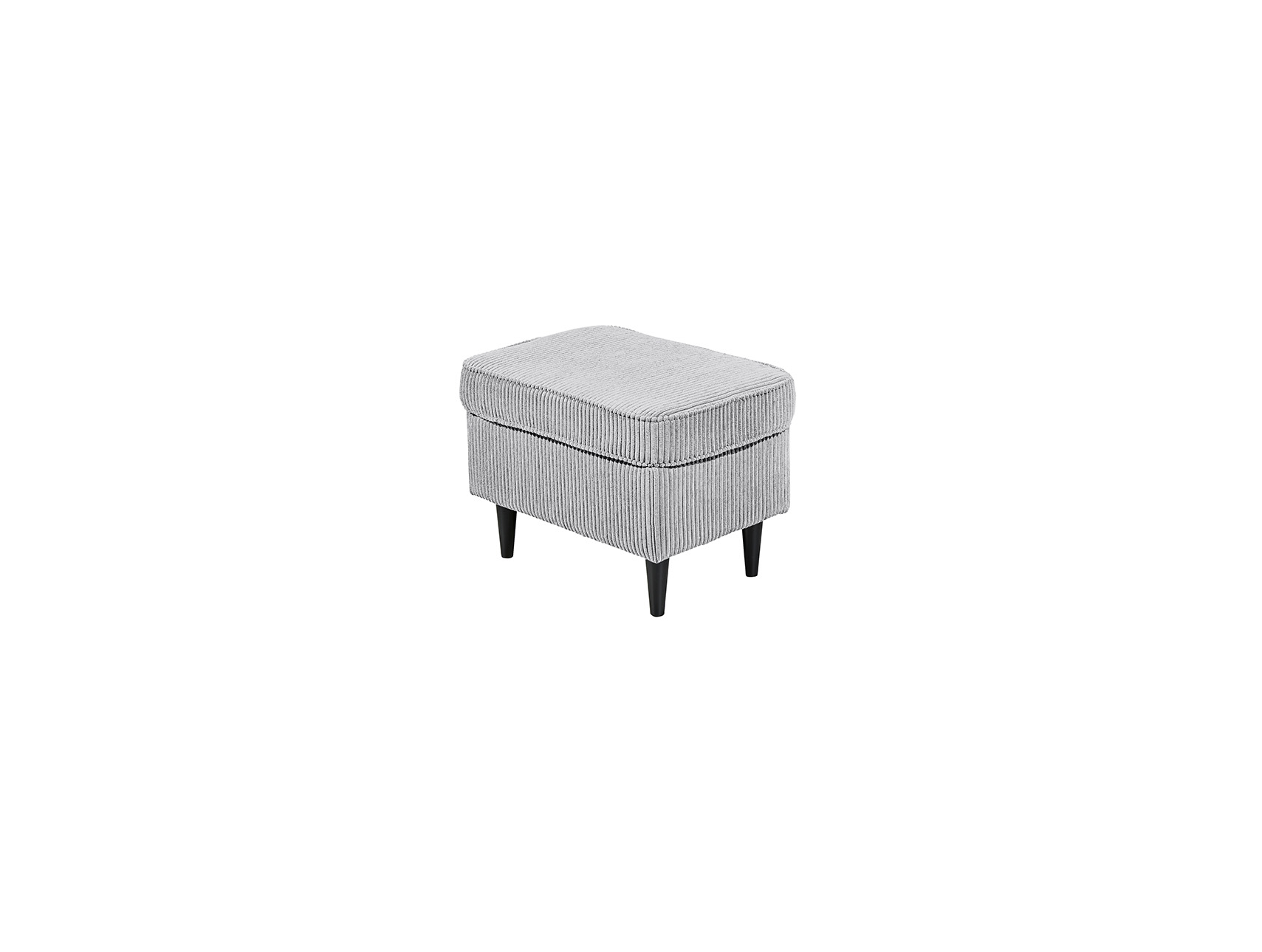 Hocker - dove - Cord - Massivholzfüße