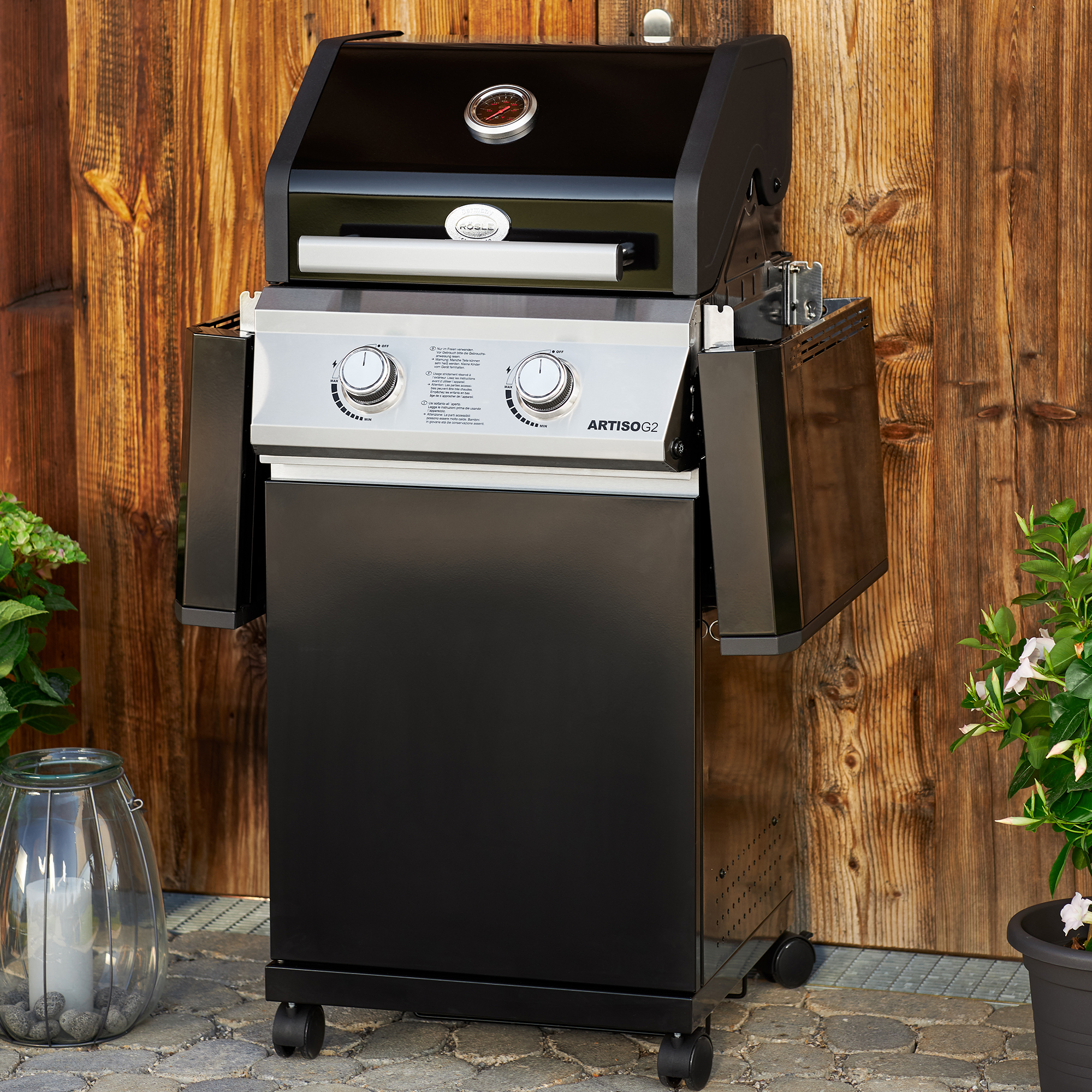 Gasgrill BBQ-Station ARTISO G2 schwarz, Exklusiv bei Toom