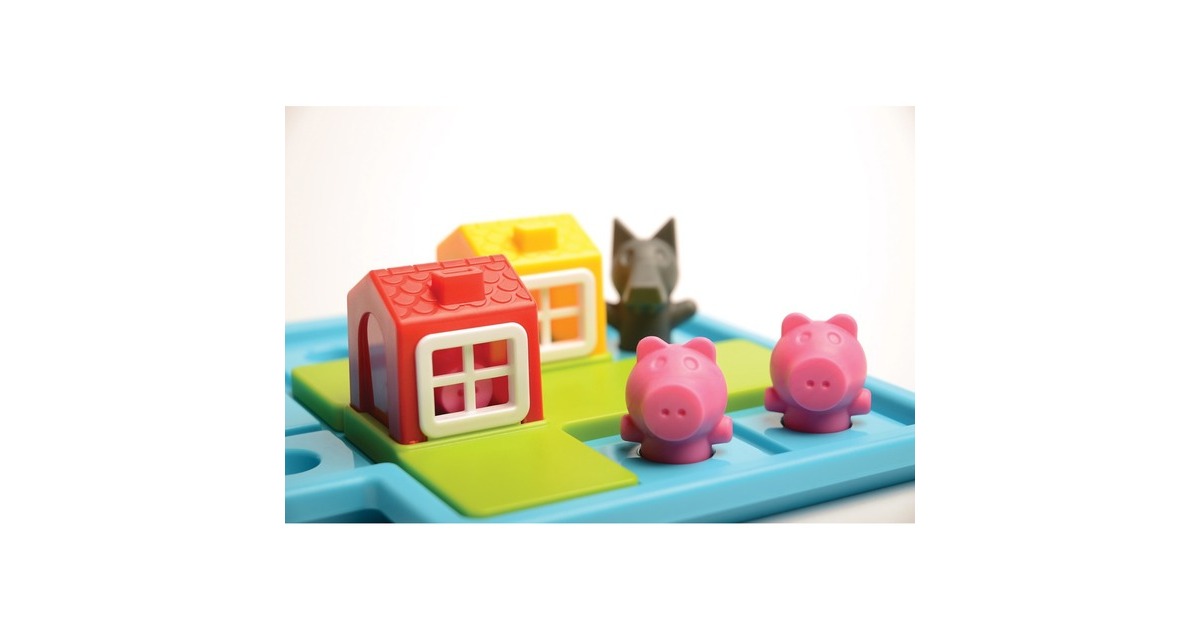 SmartGamesDrie Kleine Biggetjes Deluxe Denkspel  (Nederlands, 1 speler, Vanaf 3 jaar, 48 opdrachten)