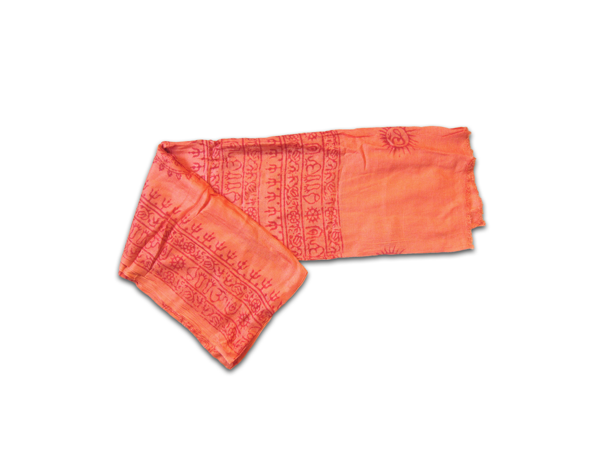 Baumwollschal groß, orange, T 190 cm, B 85 cm günstig bestellen