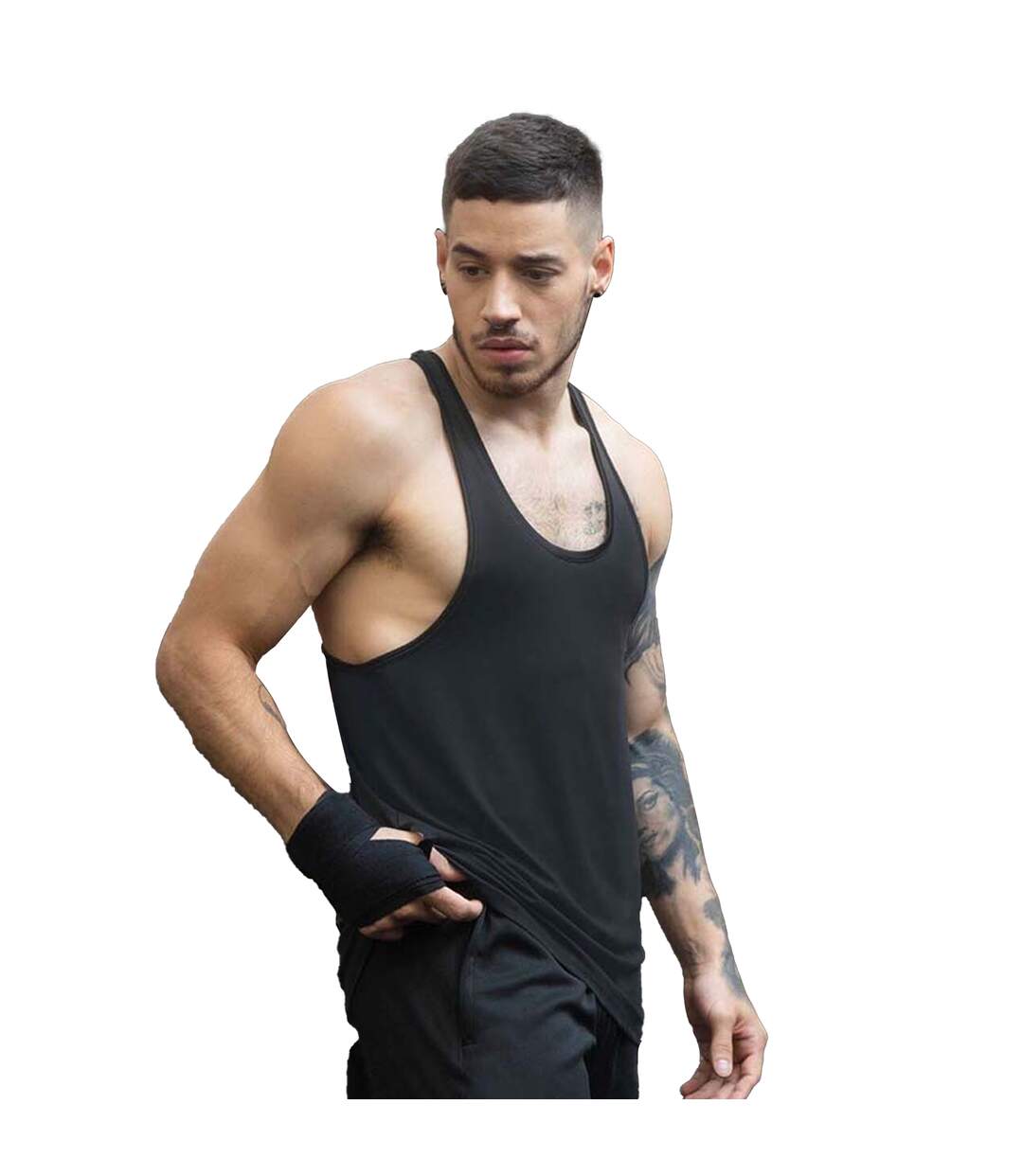 Tombo - Débardeur de musculation - Homme (Noir) - UTRW5472