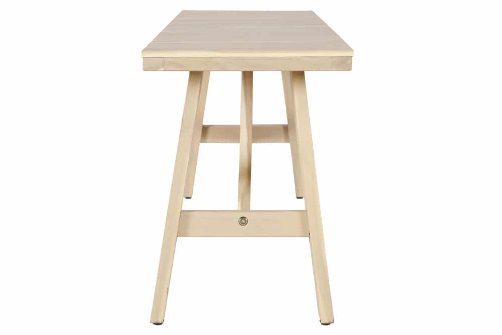 In- und Outdoor Sitzbank BALI 110cm natur hell Akazienholz wetterfest Balkonbank