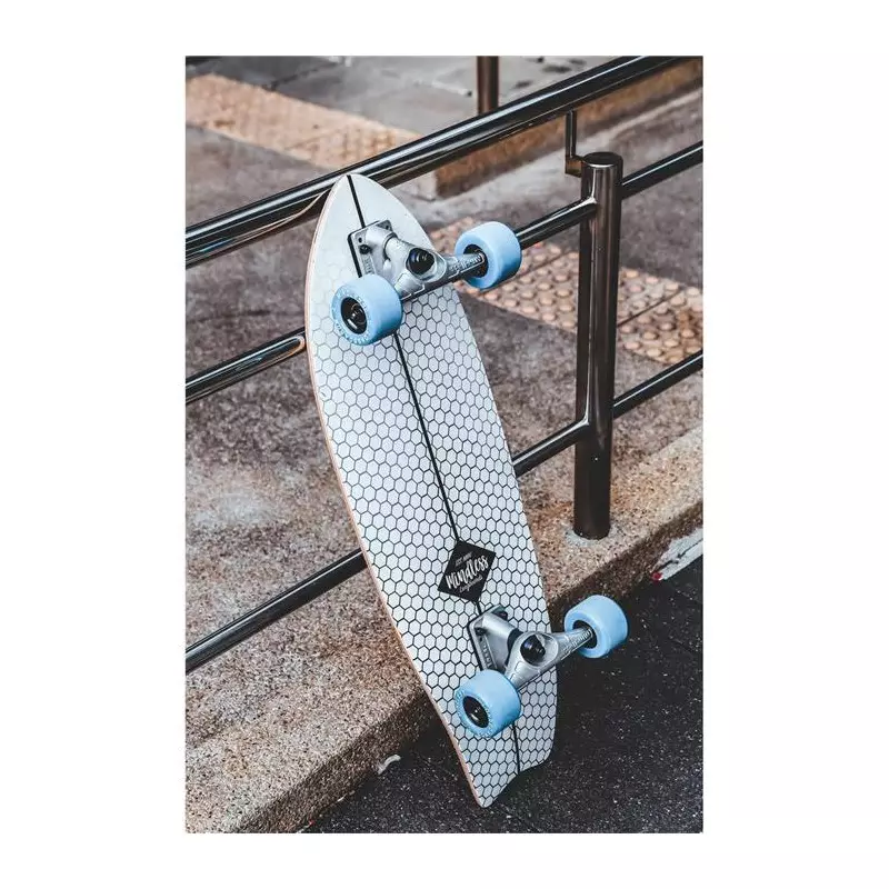 Surfskate MINDLESS Fish Tail White 29.5 x 9.75