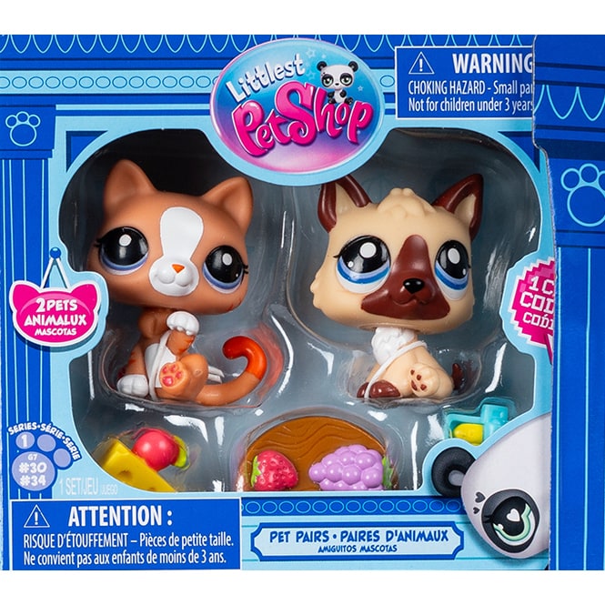Littlest PetShop - 2er Set Pets  - 1 Stück