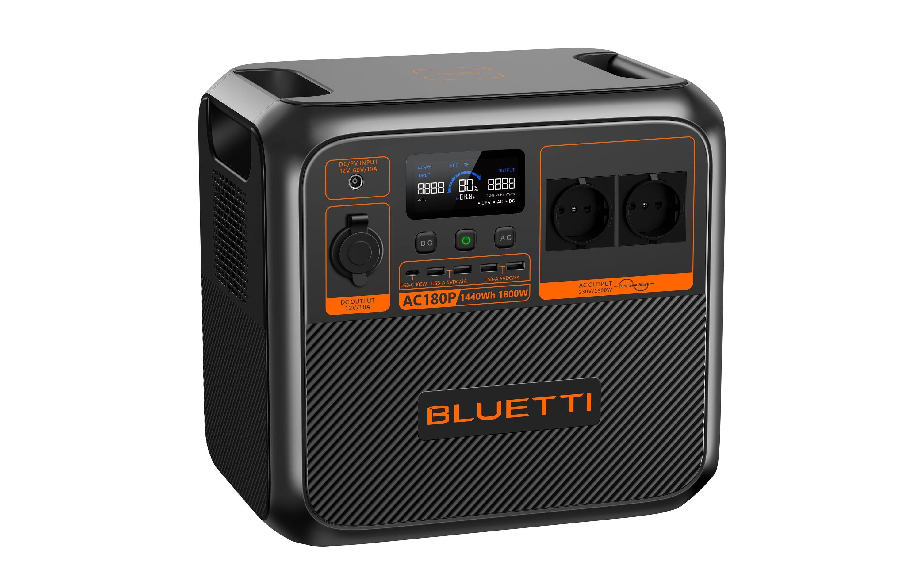 Power Station AC180P 1440 Wh<br>Tragbare Powerstation für Notfälle und Outdoor