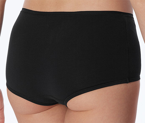 2 SCHIESSER Shorts mit Bio-Baumwolle, schwarz