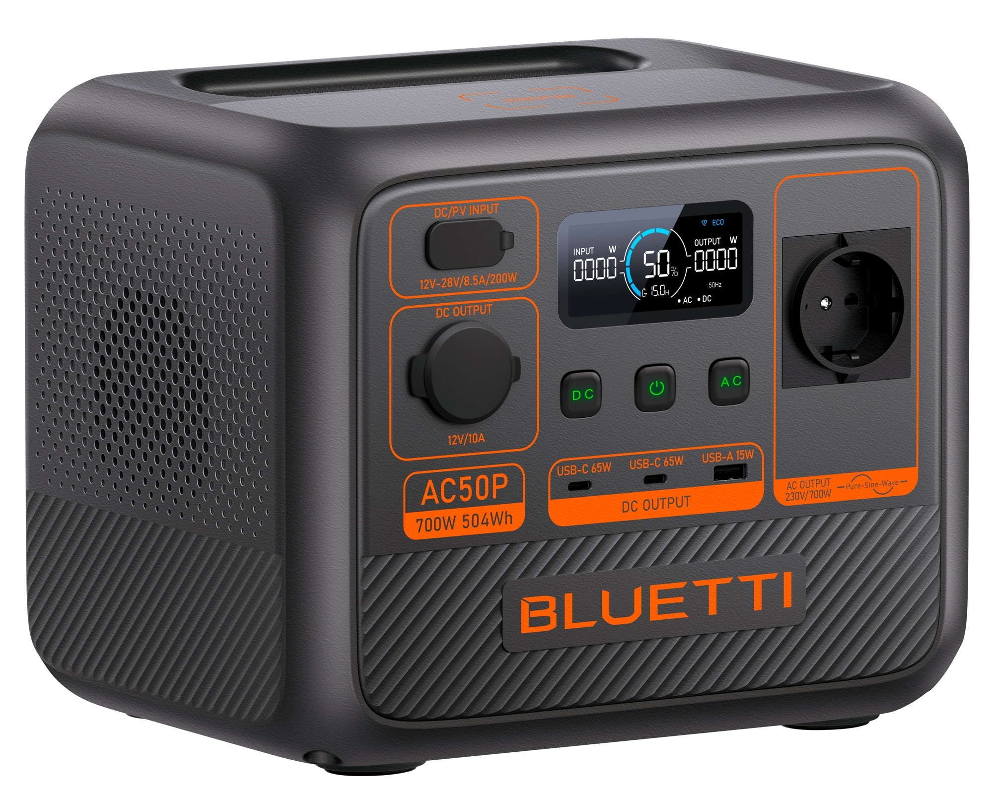 Bluetti AC50P Powerstation 700 W / 504 Wh