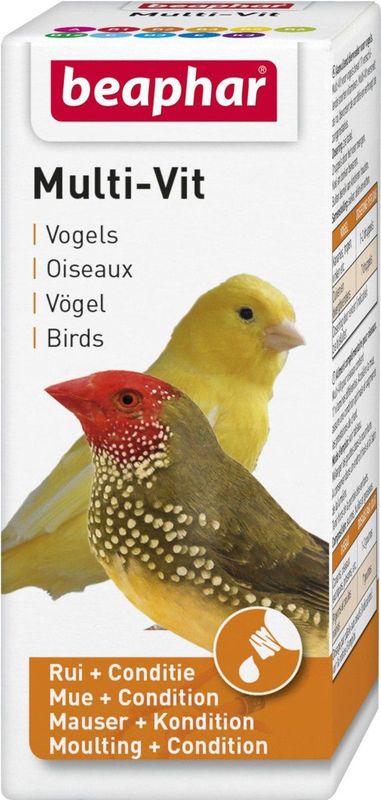 Beaphar Multi-Vitamine Vogel - 20 ml - Vogelvoer