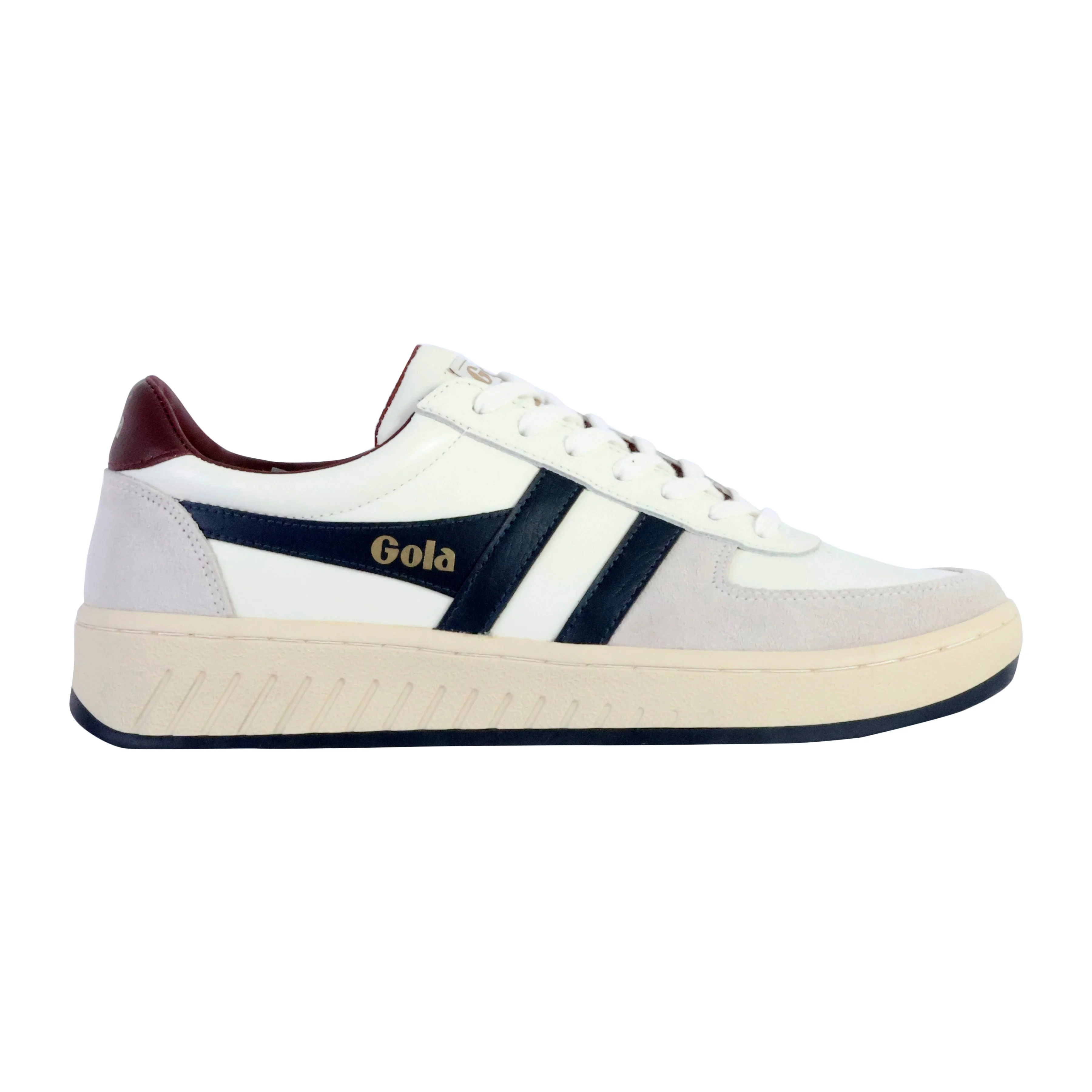 Baskets basses en cuir Grandslam classic | Blanc