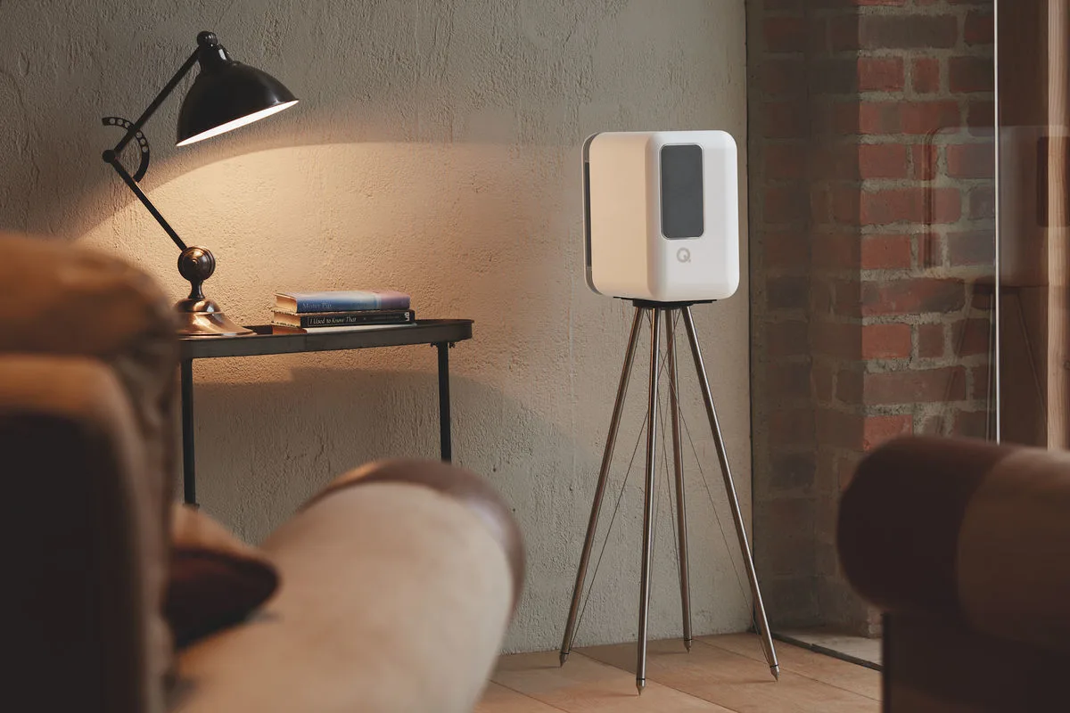 Q Acoustics Q Active 200 Blanc Google Enceintes sans fil hi-fi