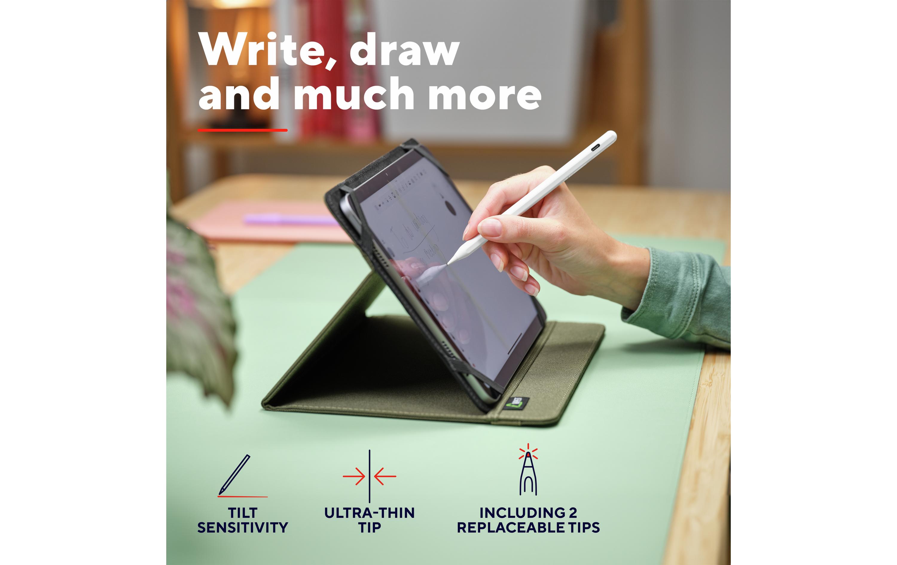 Eingabestift Kyna WeissAktiver Eingabestift für iPad