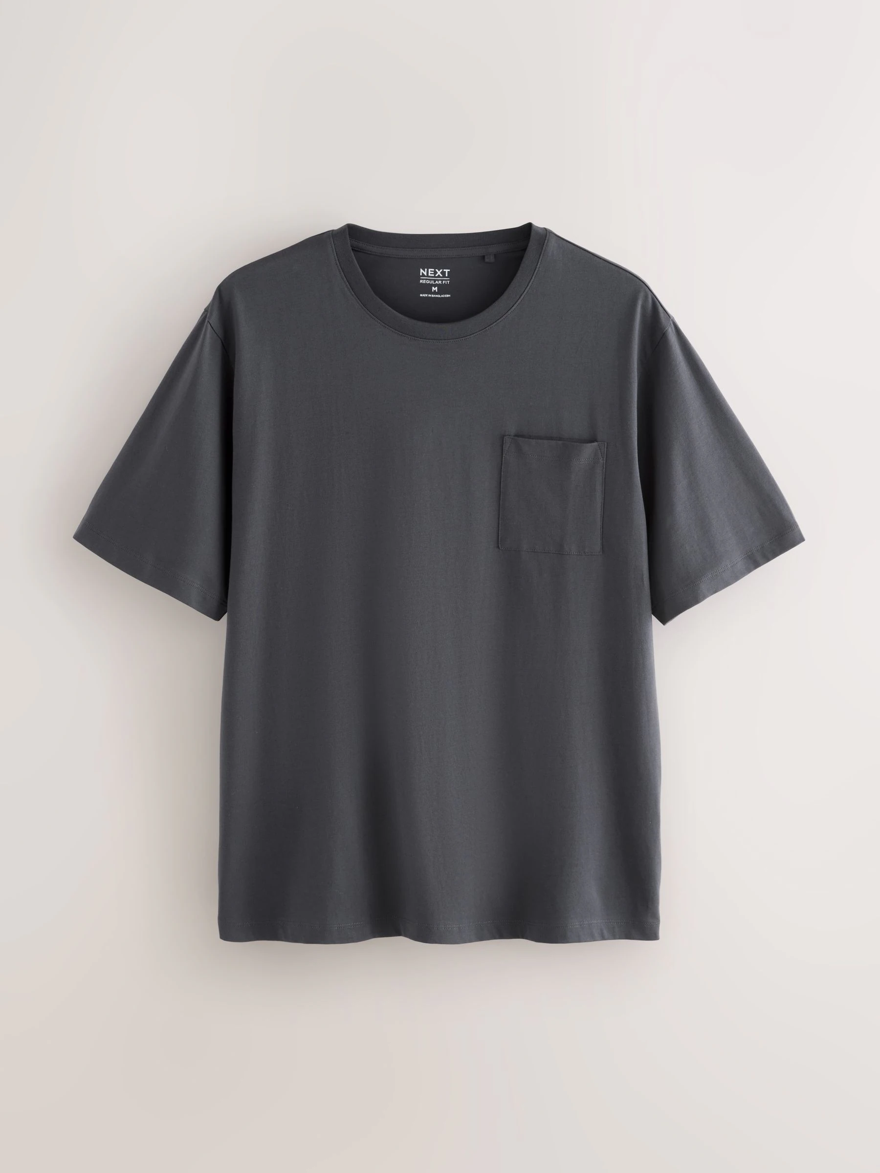 Leisteen grijs - Jersey pyjama met korte mouwen