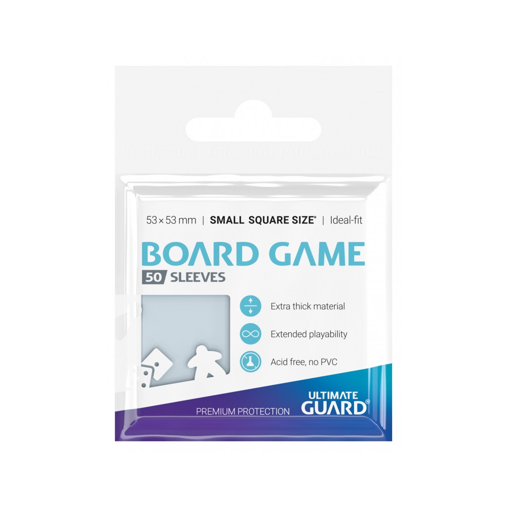 Ultimate Guard 50 pochettes Premium Soft Sleeves jeux de plateau au format petit carré