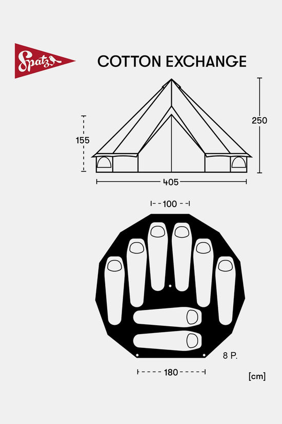 Spatz Spatz Tent Cotton Exchange 8 Familietent