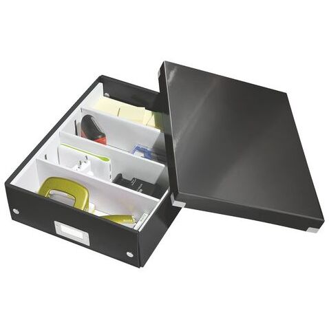 Boîte de rangement carton Leitz Click&Store Wow avec séparateurs H 10,5 x L 27,8 x P 36,8 cm couleur