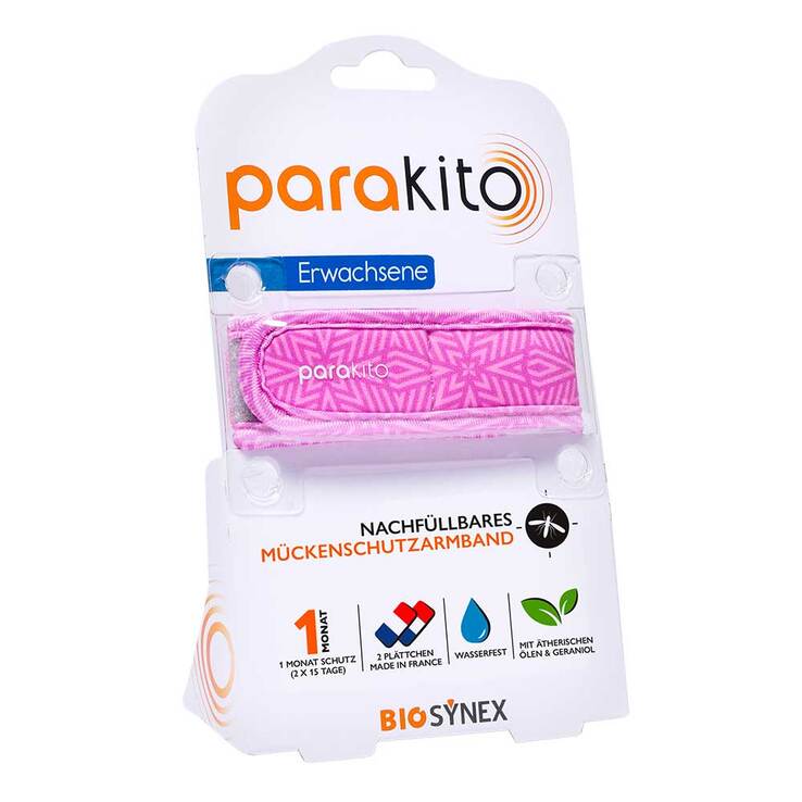 Para Kito Mückenschutz Armband Erwachsene purple, 1 St