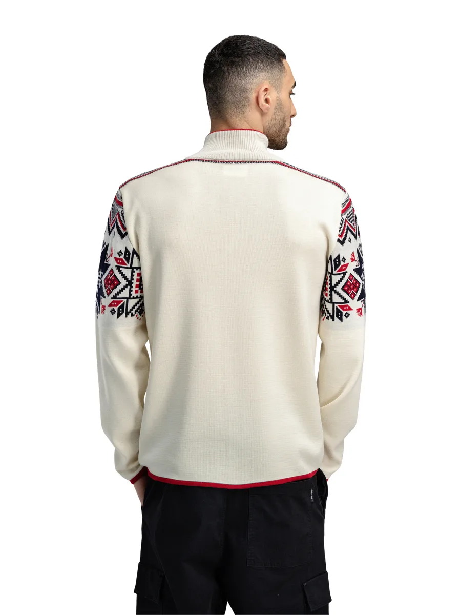 Dale of Norway Varberg Masculine Jacket Offwhite Marine Raspberry
