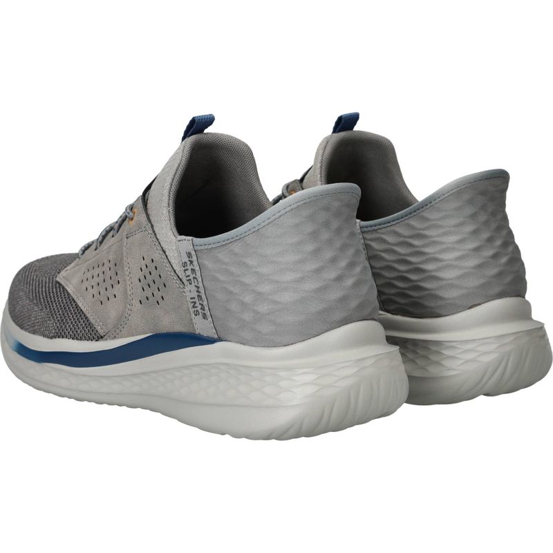 Skechers Slade Caster Slip-Ins Relaxed Fit Sneakers Grijs Heren