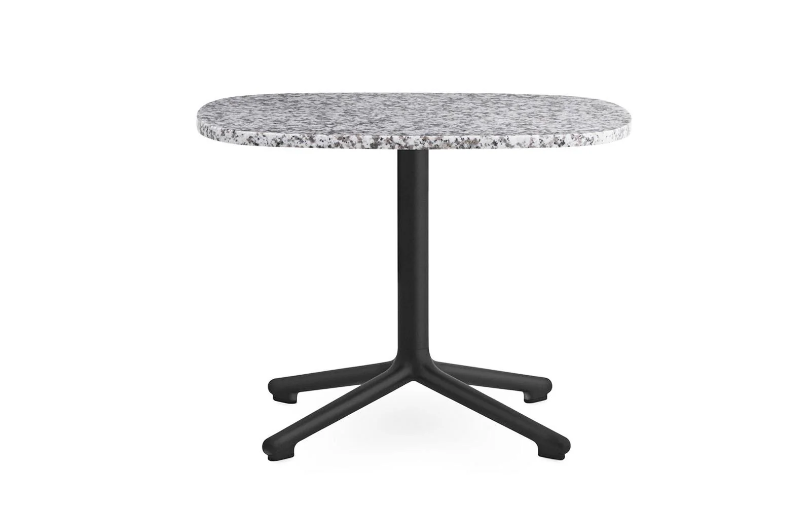 Normann Copenhagen  Era sofabord, aluminium/grå - 45 x 60 x 48 cm.