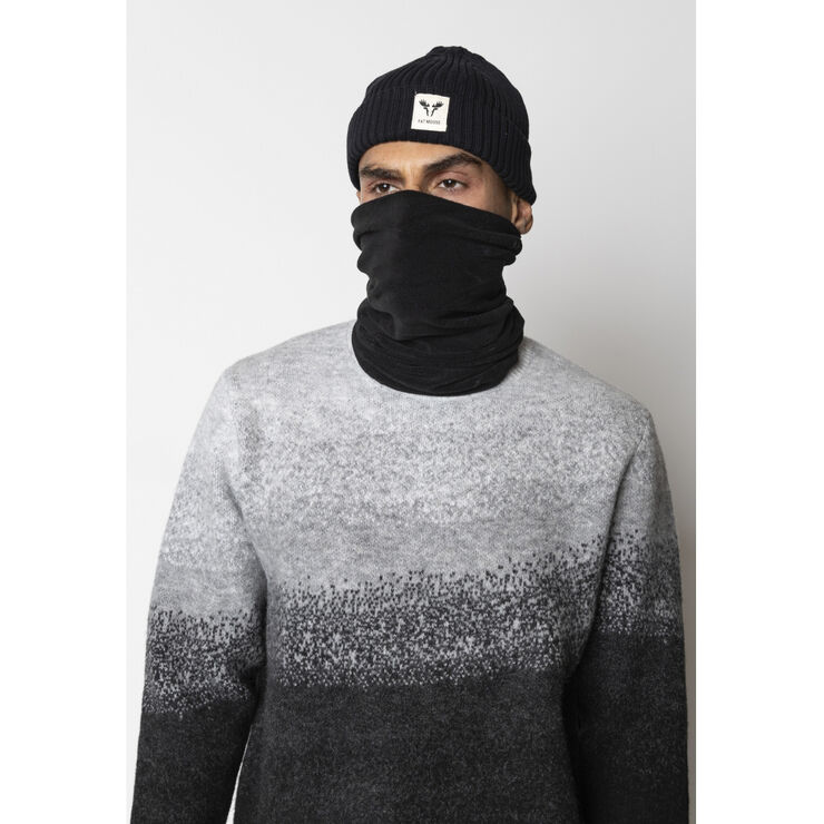 Fat Moose FM Fleece Tube Scarf Black