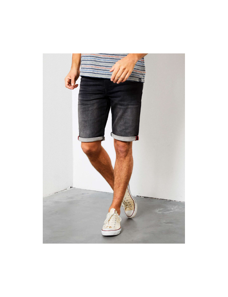 PETROL IND SHORT SLIM FIT JOGG JEANS GRIS